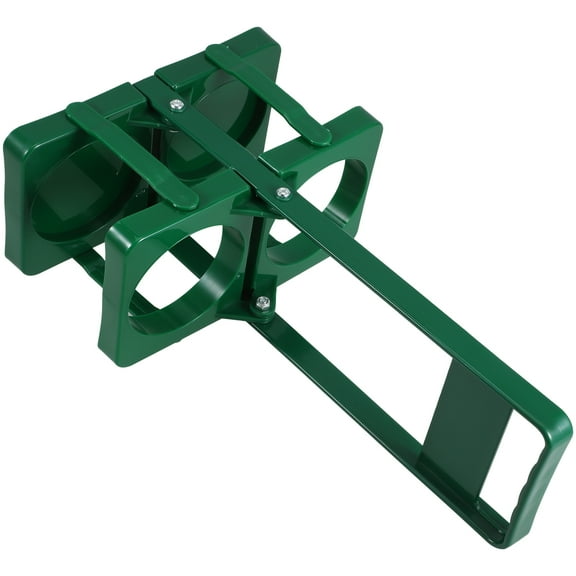 GOOHOCHY Foldable Beverage Carrier Plastic Bottle Transfer 1Set Green