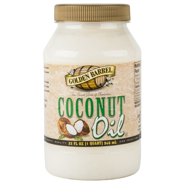 Golden Barrel Huile de Noix de Coco 32 oz - 12/caisse