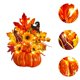 thumbnail image 2 of Simulación de calabaza de Halloween, modelo de calabaza, accesorios para fotos, decoración de otoño y Halloween para escritorio, fiesta, boda, Acción Estilo A, 2 of 5