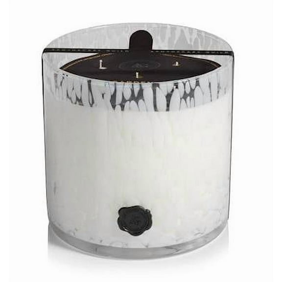 GARDENIA Zodax Apothecary Guild Opal Glass Large 5-Wick Scented Jar Candle - 128 oz