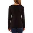 thumbnail image 3 of 24/7 Comfort Women's Long Sleeve Knit Top, 3 of 4