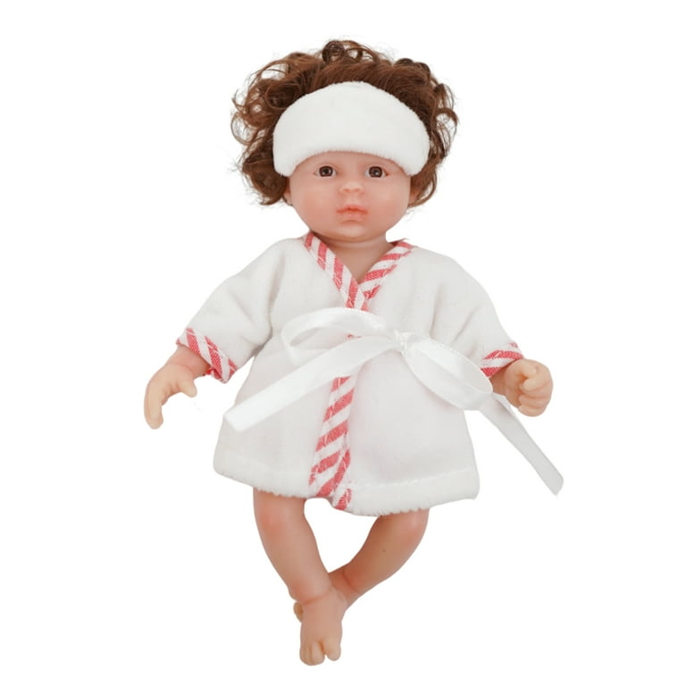  Miaio Reborn Baby Doll 7 Inch Silicone Doll Girl Mini Realistic  Newborn Baby Dolls Silicone Full Body Stress Relief Hand Made : Toys & Games