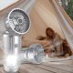 thumbnail image 5 of Ventilador Solar de Camping con Linterna, Plegable, con Energía Solar, Recargable por USB, Luces Colgantes de Emergencia para Tienda de Campaña Al Aire Libre., 5 of 5