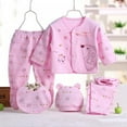thumbnail image 2 of Angmile Baby Layette Essentials Giftset Clothing Set 5-Piece for Newborn Baby Boys and Girls, 2 of 7