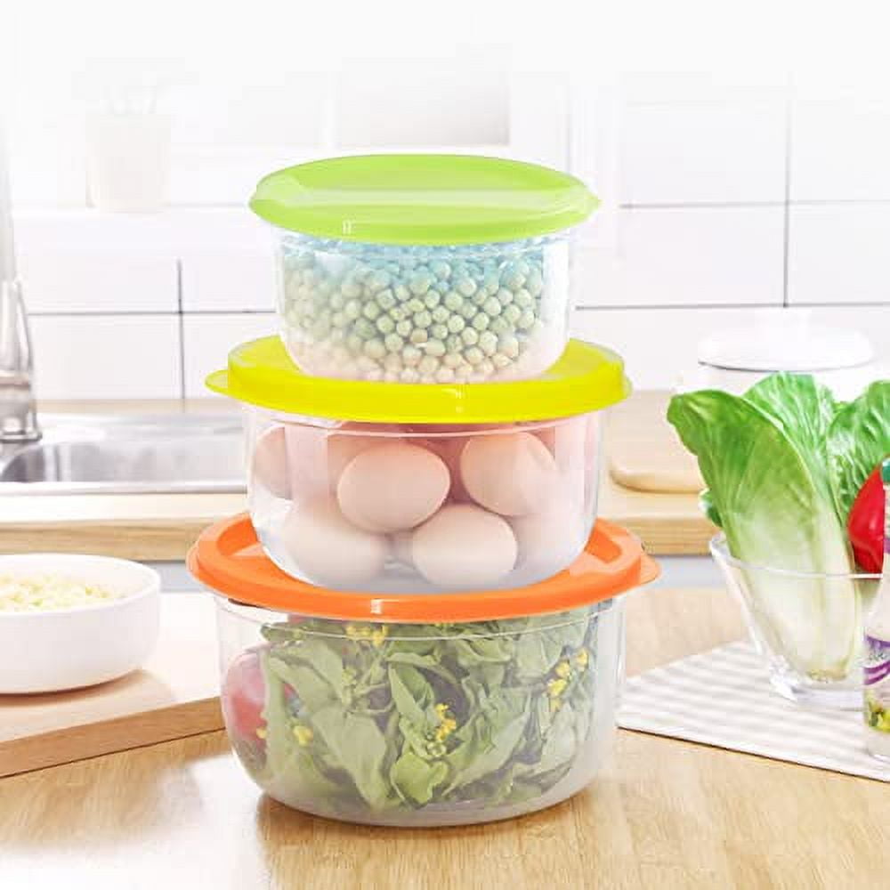Plastic Mixing Bowl Set, Non-toxic Salad Mixing Bowls, For Food Storage,  Meal Prep, Salad And More, Kitchen Gadgets, Kitchen Accessories - Temu
