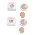 thumbnail image 2 of 2pcs 3 Colors Correcting  Palette Contouring Foundation Makeup Cream Full Coverage Contour Palette with Powder Puff for Conceals Dark Circles 15g, 2 of 7