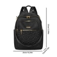 thumbnail image 5 of Stylago Womens Backpack Purses Trendy Zipper Compartments Crossbody Bags Water Proof Nylon Travel Shopping Bags for Ladies Beige, 5 of 5