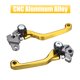 thumbnail image 2 of Par Moto Embrague Freno Manetas Ajustables Plegables Dorado Tono Unique Bargains palancas de freno para deportes motorizados, 2 of 6