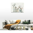 thumbnail image 6 of Farmhouse Bathroom Wall Decor Rustic Bottles and Plants Wall Art Pictures Wall Decor Canvas Print Country Painting Artwork For Bathroom Kitchen Bedroom Office Ready To Hang Framed 16"x12", 6 of 6