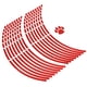 thumbnail image 1 of HEALEEP 2Ud Stickers De Llanta Para Motocicleta Elaborados En PVC Ecológico Rojo De Larga Duración, 1 of 5