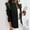 Black, variant on Aboser Womens Ruffle Long Sleeve Blazer for Work Casual Black Blazer Slim Fit Business Attire Office Zip Up Jacket with Pockets