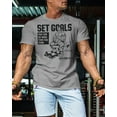 thumbnail image 4 of Gymish Set Goals Workout T-Shirt – Motivational Gym Shirt for Men, Exercise & Lifting Tee, Men’s Workout Apparel, Athletic Gym Wear, 4 of 5