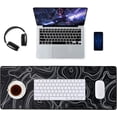 thumbnail image 2 of Mouse Pad with Durable Stitched Edge XL Gaming Keyboard Pad Rubber Base Mouse Mat Extended Desk pad for Gamer Office Home Mousepad .;;x .;;x ., 2 of 7