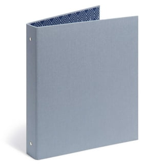 Linen Fabric 6 Ring A5 Binder, 0.75 Inch Small Binder, For 6 Hole