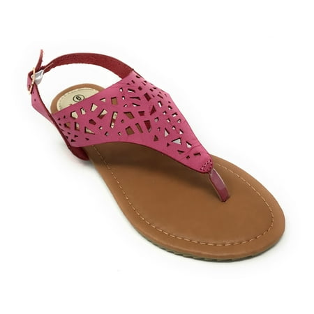 

Victoria K Perforated Geo Design Sandals (Women)
