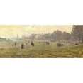 thumbnail image 2 of Monet, Claude 14x8 Black Modern Framed Museum Art Print Titled - Green Park 1870, 2 of 4