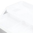 thumbnail image 4 of Cosmetic Storage Box Large Capacity Plastic Dustproof with Handle Lid Makeup Organizer Box for Vanity White, 4 of 4