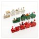 thumbnail image 4 of Decoraciones navideñas de tren de madera, decoraciones de escritorio, regalos de Navidad para niños, 2 uds. JM JM, 4 of 5