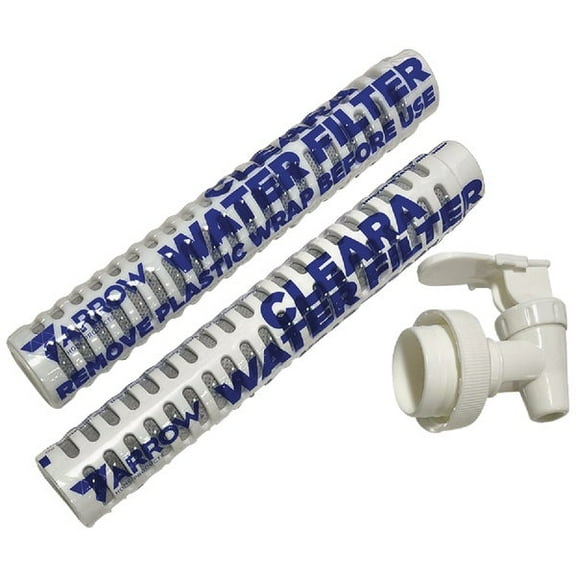 Arrow Cleara Water Filtration System Replacement Filters (2 Filters & 1 Spigot)