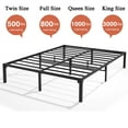 thumbnail image 4 of VECELO 14-Inch Full Metal Bed Frame, Heavy Duty and Noise-Free, Tool Free Setup, Black, 4 of 13