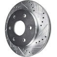 thumbnail image 3 of Detroit Axle - 297 mm Front Drilled and Slotted Disc Brake Rotors Replacement for 1996-2002 Toyota 4Runner 1995-2004 Tacoma, 3 of 5