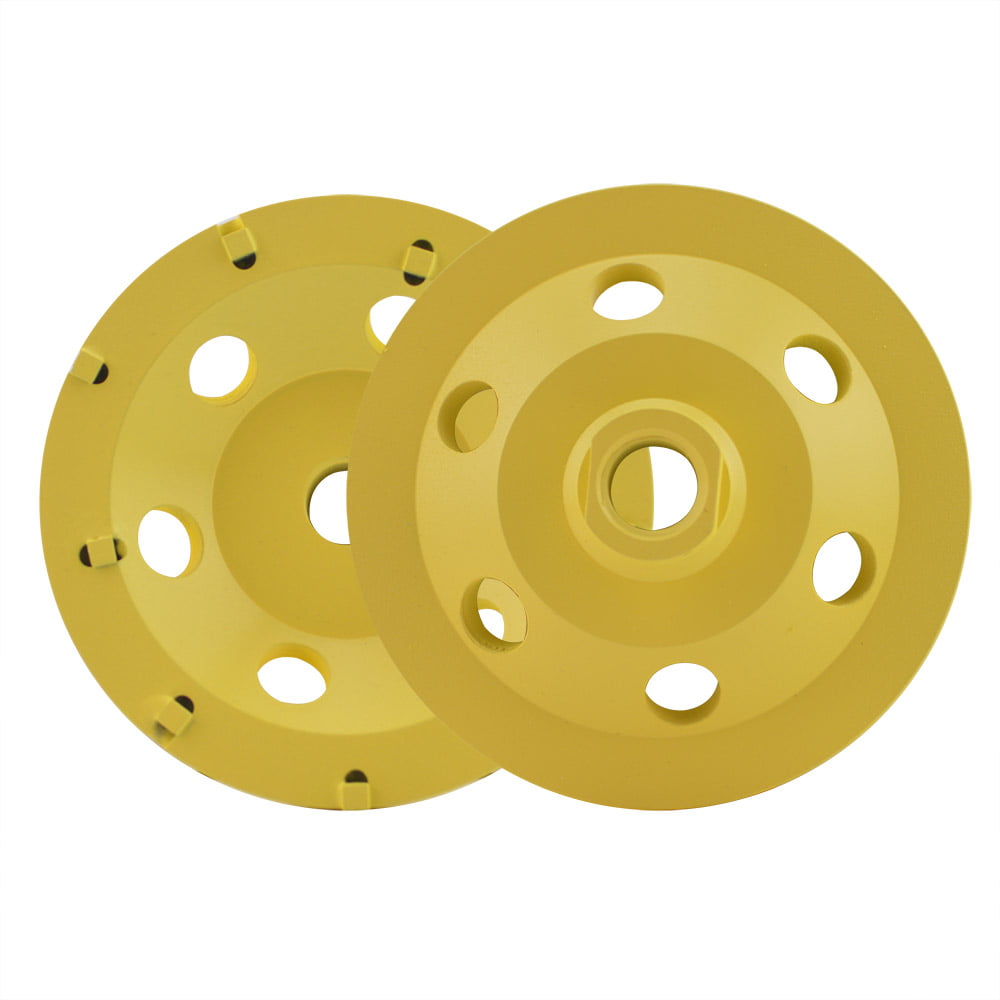 4 Inch x 5/8-11 Nut Polycrystalline Diamond Cup Grinding Wheel 