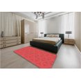 thumbnail image 5 of Ahgly Company Machine Washable Indoor Rectangle Transitional Red Area Rugs, 5' x 7', 5 of 7