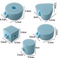 thumbnail image 3 of Transemion 5piece Cake Kit For Smooth Demolding Reusable Mold With Stick Shape For Cookie Base Durable And Not Easily Deformed, 3 of 6
