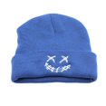 thumbnail image 3 of Gorro de lana cálido y divertido con forma de emoticono, para otoño e invierno, para exteriores, gorro de frijol, a la moda, 3 of 6