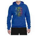 thumbnail image 2 of Jesus Is The Way John 14:6 Bible Verse Inspirational/Christian Unisex Graphic Hoodie Sweatshirt, Royal, Medium, 2 of 3