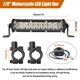 thumbnail image 2 of Barra de Luz LED para Moto de Cross 60W 2500LM Universal para Manubrio 7/8", 2 of 9