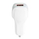 thumbnail image 3 of Cargador de coche rápido USB 3,0 portátil de 12-24V para teléfono, cámara, tableta, práctico accesorio para automóvil, color blanco, 3 of 5