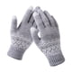 thumbnail image 5 of Qarigey Guantes de punto Estilo simple Envoltura de manos Cubiertas Envoltura de manos Calentador Accesorios de ropa Pantalla táctil gruesa Guante de Gris 2piezas Qarigey CBP468493, 5 of 6