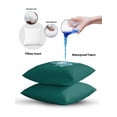 thumbnail image 6 of 1 Pack Outdoor Throw Pillow, Dark Green Waterproof Pillow with Insert Included, Modern Pure Dark Green Decorative Accent Cushion Sofa Pillows for Patio Porch, 18 x 18 In, 6 of 8