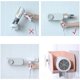 thumbnail image 4 of Soporte de pared para secador de pelo, estante colgante autoadhesivo para baño, caja de almacenamiento de maquillaje con enchufe y gancho de alambre., 4 of 5