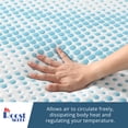 thumbnail image 2 of Roost Sleep 3-Inch King Cool Cloud Supreme Gel Memory Foam Mattress Topper, Breathable Cover, 2 of 8