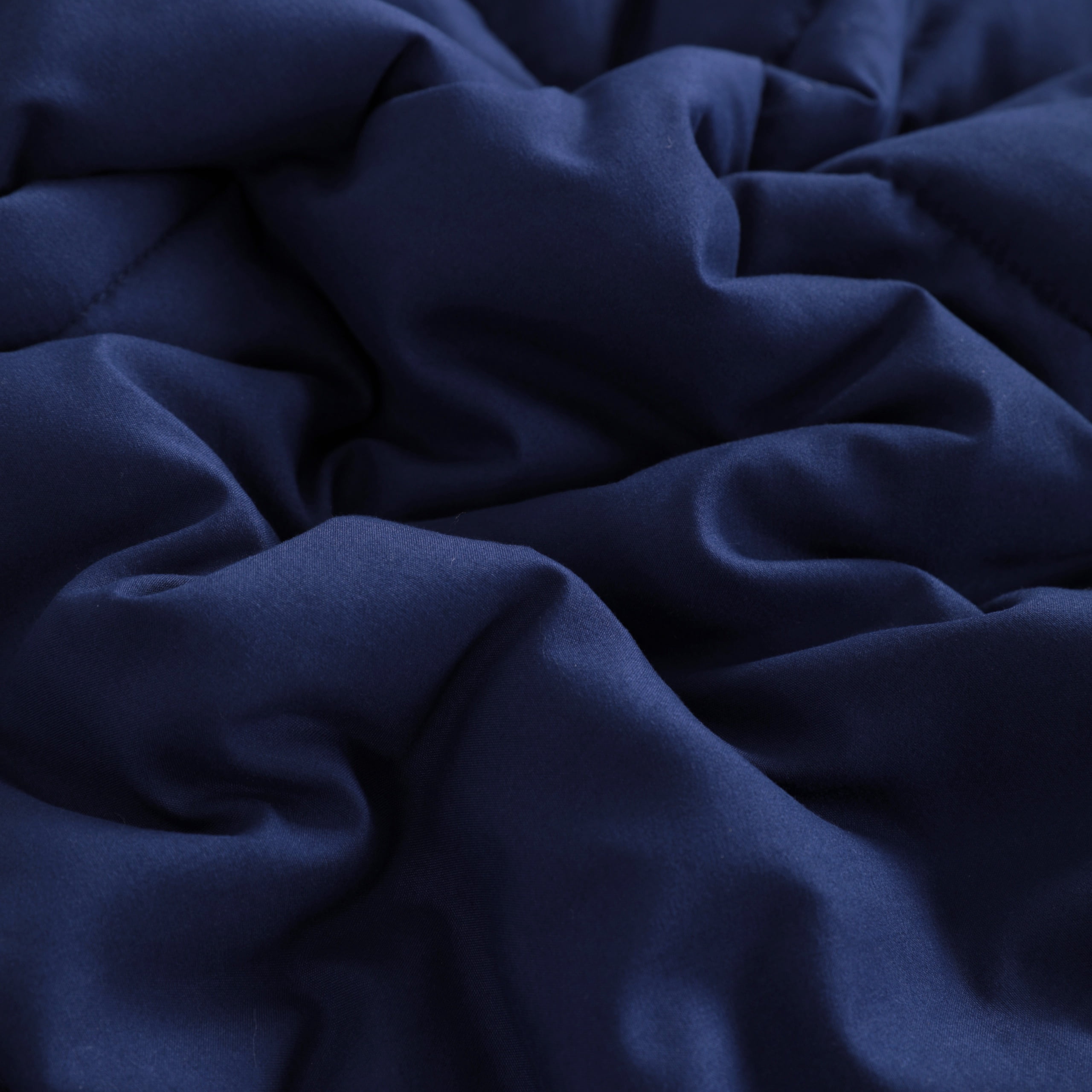 Ntbay King Size Down Alternative Comforter Duvet Insert, All Season Reversible Quilted Bedding with Corner Tabs, Breathable, 104x90 inches, Navy Blue