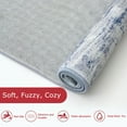 thumbnail image 4 of iOhouze 5x7 Area Rugs Modern Abstract Washable Rug Soft Low Pile Non-slip Rubber Backed Carpet Rugs Print Distressed Blue-greyRug for Living Room Bedroom Dining Room, 4 of 8
