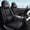 Black_, variant on Car Seat Cover for Subaru Legacy Outback 1995, Black and Blue Edges Car Seat Covers, Faux Leather, Cab seat covers, With Lumbar Support, Non-slip, Beautify the Interior of Old Cars