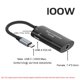 thumbnail image 3 of Adaptador de cargador PD 100W Adaptador de corriente multifuncional de carga rápida para notebook Tmvgtek Para estrenar, 3 of 6
