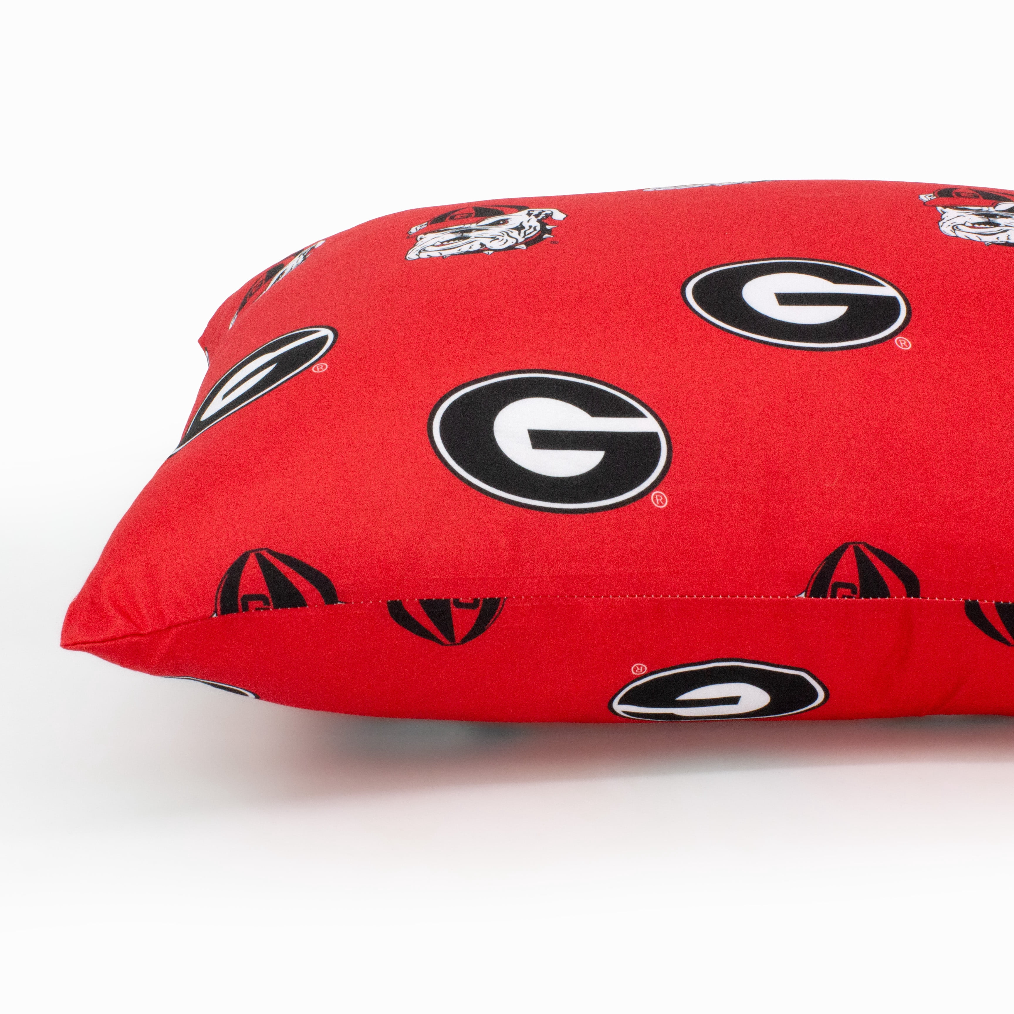 Georgia Bulldogs Pillowcase Pair, Standard, 20" x 30" (2 Standard Pillowcases)