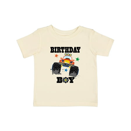 

Inktastic Birthday Boy Truck Gift Baby Boy T-Shirt