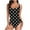 Black Swimsuits for Women, variant on ylioge Womens Swimsuits One-Piece Tankinis Polka Dot Printed Bathing Suits Full-Coverage Push Up Drawstring High-Cut Swimwear Swimsuits