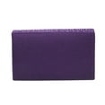 thumbnail image 4 of JoveMarine Women's Elegant Silk Satin Rhinestone Clutch Bag Convertible Shoulder Bag for Evening and Prom Fashion Handbag for Parties and Formal Events Purple, 4 of 7