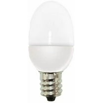 GE C7 LED Light Bulb, Night-Light Plug-In Units, Soft White Finish, 0.5-Watt, Candelabra Base, 2-Pack