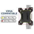 thumbnail image 5 of Mount-It! Vertical Dual Monitor Stand | Fits 17-32 Inch Monitors | Freestanding, 5 of 9