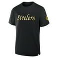 thumbnail image 4 of Men's Fanatics Black Pittsburgh Steelers Elevated Classic Legacy T-Shirt, 4 of 5