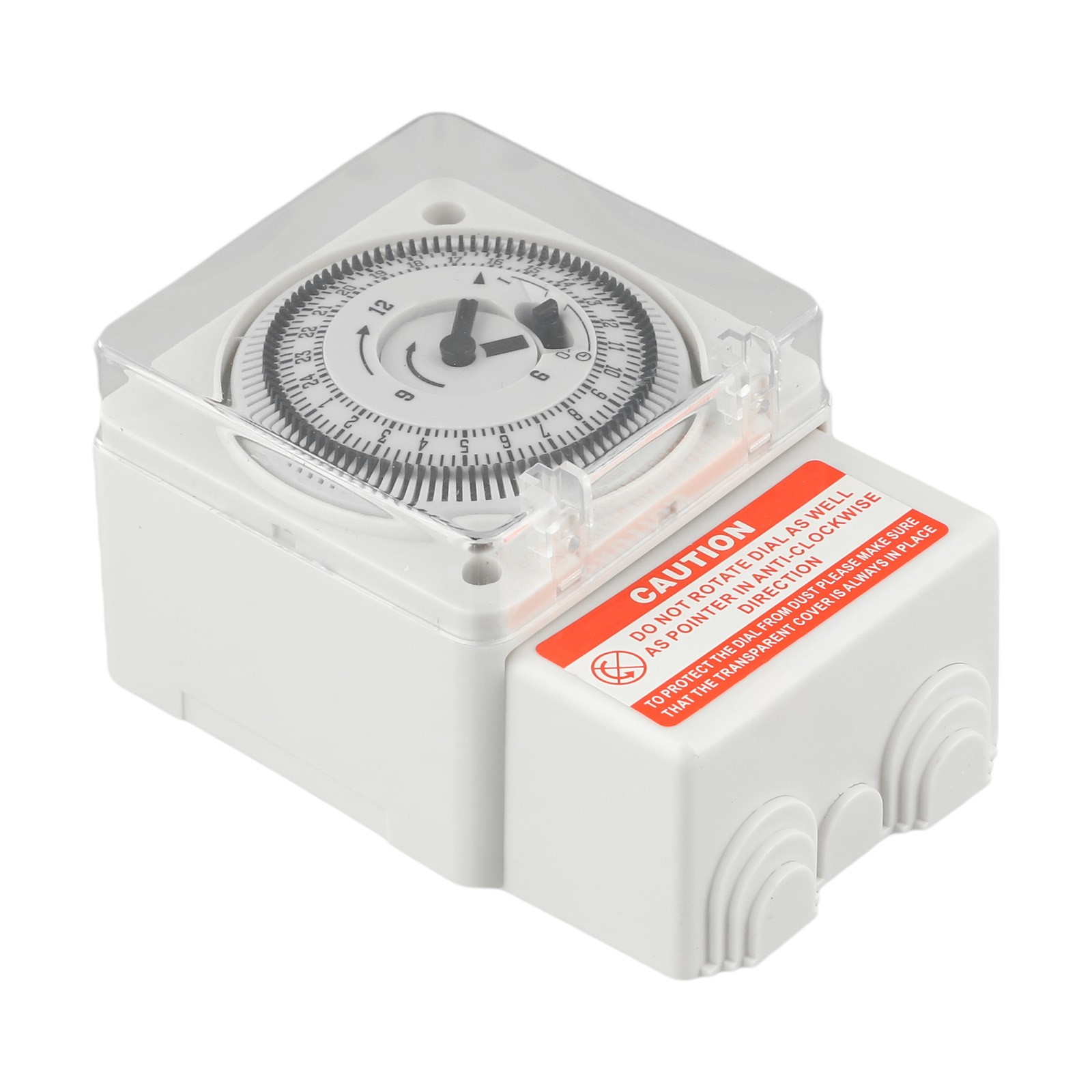 Analogue Timer for Din Rail Ac220V 24 Hour Mechanical Switch with 15 Minute