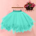 thumbnail image 3 of Black and Friday Clothing Sales Idoravan Tulle Tutu Skirts for Women Womens Fashion Pleated Gauze Short Skirt Adult Dancing Skirt Gauze Dress Mint Green, 3 of 4