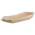 thumbnail image 1 of Bouclair Natural Wood Decorative Bowl, 1 of 3